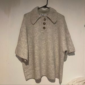 ZARA women's wool knit sweater